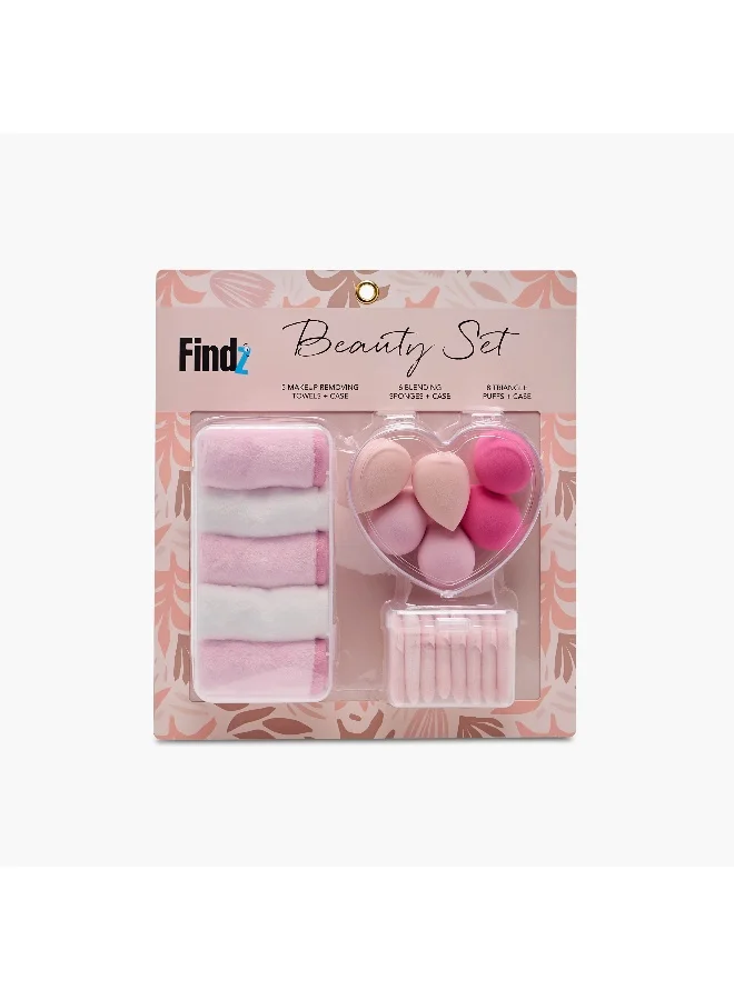 Lifestyle Assorted 19-Piece Beauty Set