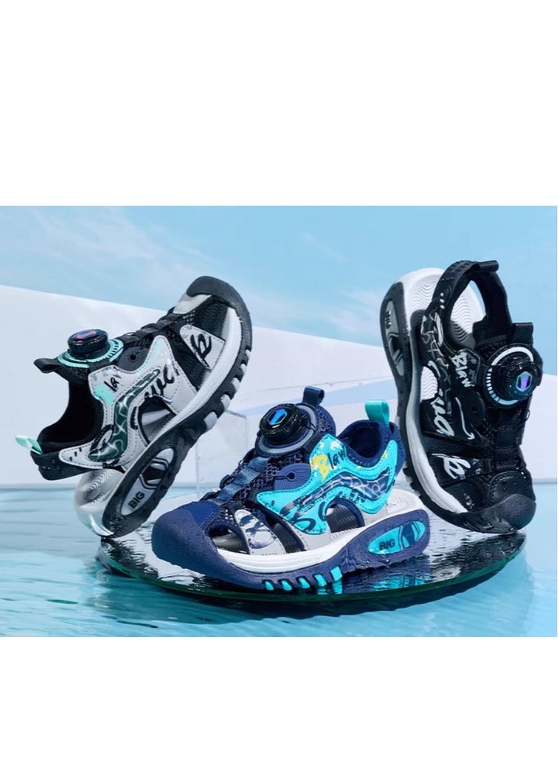 BIGWASP - New Children's Sandals, Fashionable And Comfortable, Personalized Beach Shoes For Students - Image 1