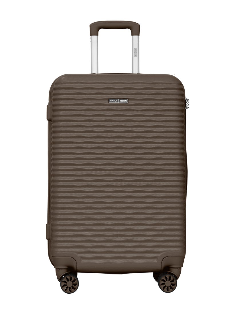 PARAJOHN Sand Trail 3 Pieces ABS Luggage Trolley Set - Coffee  - Image 2