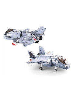 Sluban Sluban - Model Bricks Chengdu J-20 Fighter Aircraft 2 in 1 926 Pieces - M38-B0931  - Image 3