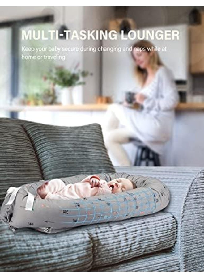 مورو مورو كرسي أطفال - كرسي استرخاء لحديثي الولادة ناعم 100٪ من القطن والألياف - Image 5