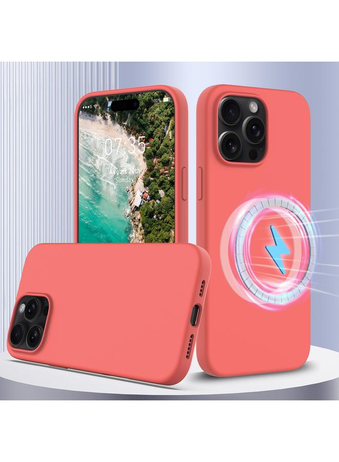 اس-توب جراب هاتف ماج سيف من السيليكون المقاوم للصدمات لهاتف iPhone 16 Pro - Image 1