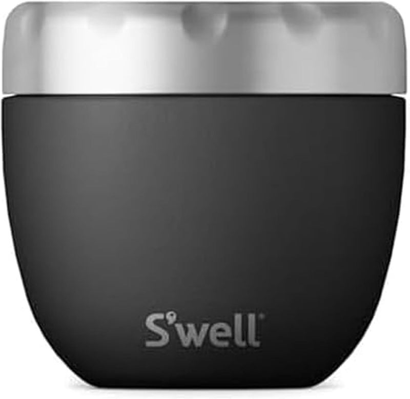 S'well Stainless Steel Bowls Triple-Layered Vacuum-Insulated Containers Keeps Food and Drinks Cold for 11 Hours and Hot for 7 - with No Condensation - BPA Free, 21.5oz, Onyx - Image 1