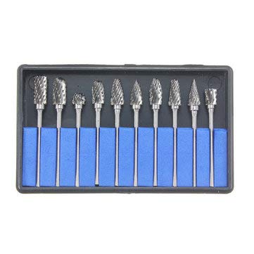 Generic 10Pcs 234 6Mm Tungsten Carbide Cutter Rotary Burr Set Cnc Engraving Bit  - Image 2