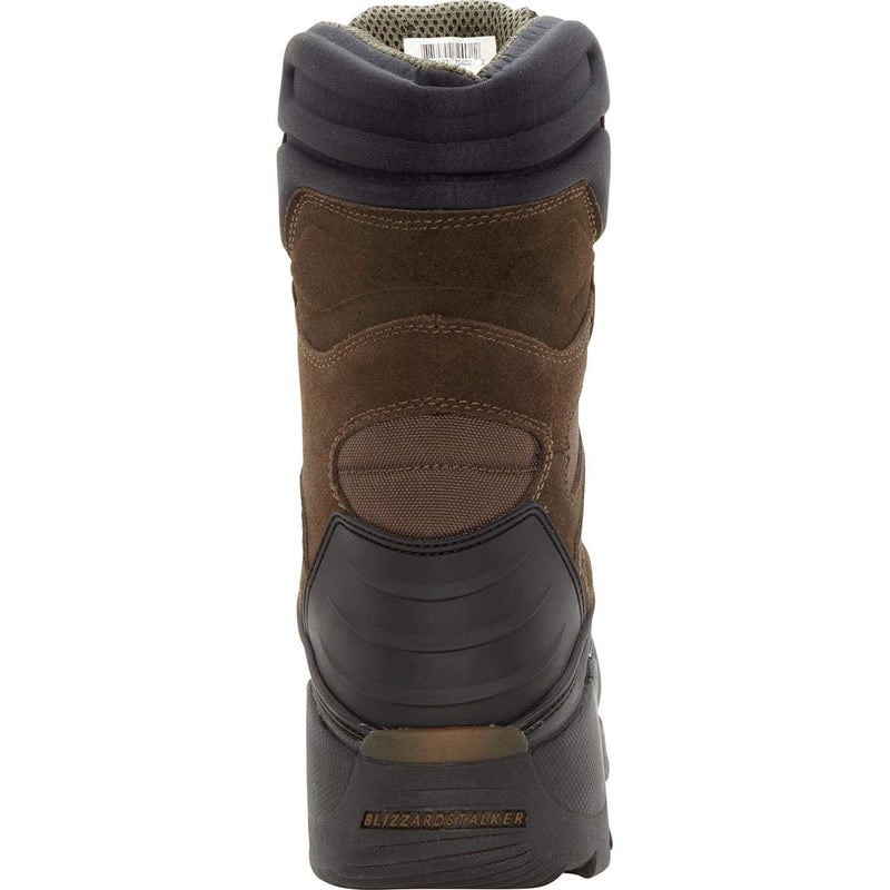 ROCKY Blizzard Stalker Steel Toe Waterproof 1200G Insulated Work Boot, Brown, Size 12(MEN) - Image 4