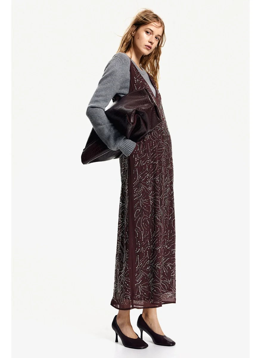 H&M Rhinestone-Embellished Dress