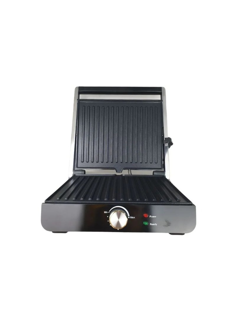 sokany Sokany Grill 2000 Watt SK-08044 with Non-Stick Coating LED Indicator Stainless Steel Body Anti-Rust, Corrosion and Damage, Heat Insulated - Makes Food Healthy Without Fats - One Year Warranty - Image 2