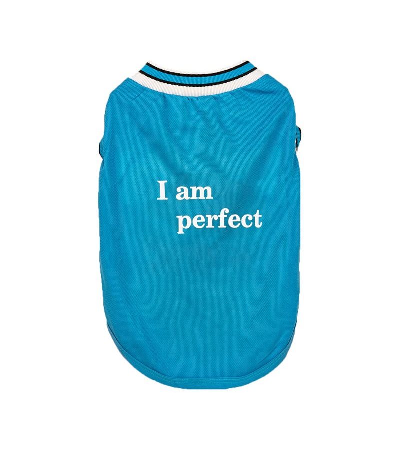Black High Stretch Pet Mesh T Shirt for Dogs Cats Basketball Costume - Image 5