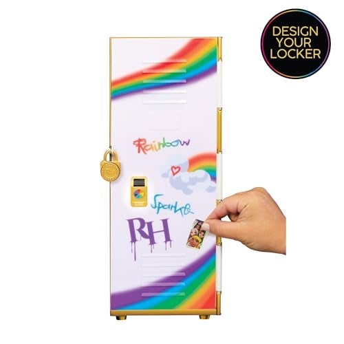 Rainbow High Design & Style Locker Playset with Shelves, Hangers, Accessories and Stickers, Toy Gift for Kids Ages 4-12+ - Image 4