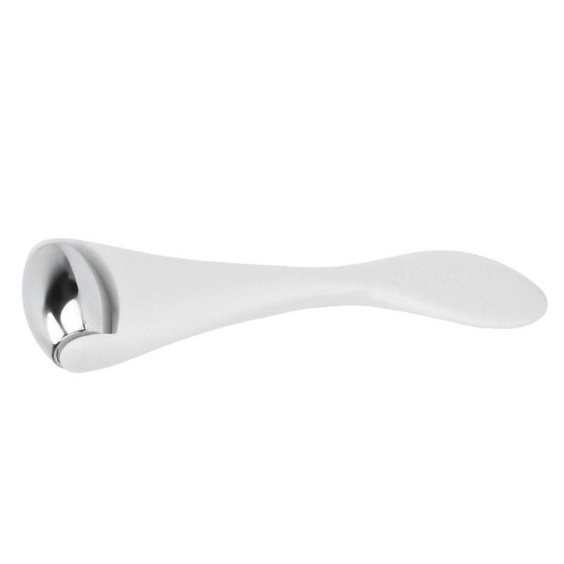 Mini Ice Roller: White Stainless Steel Portable Roller - Immediate Redness Swelling Relief Facial Roller for Face Eye Neck Migraine Relief - Image 1