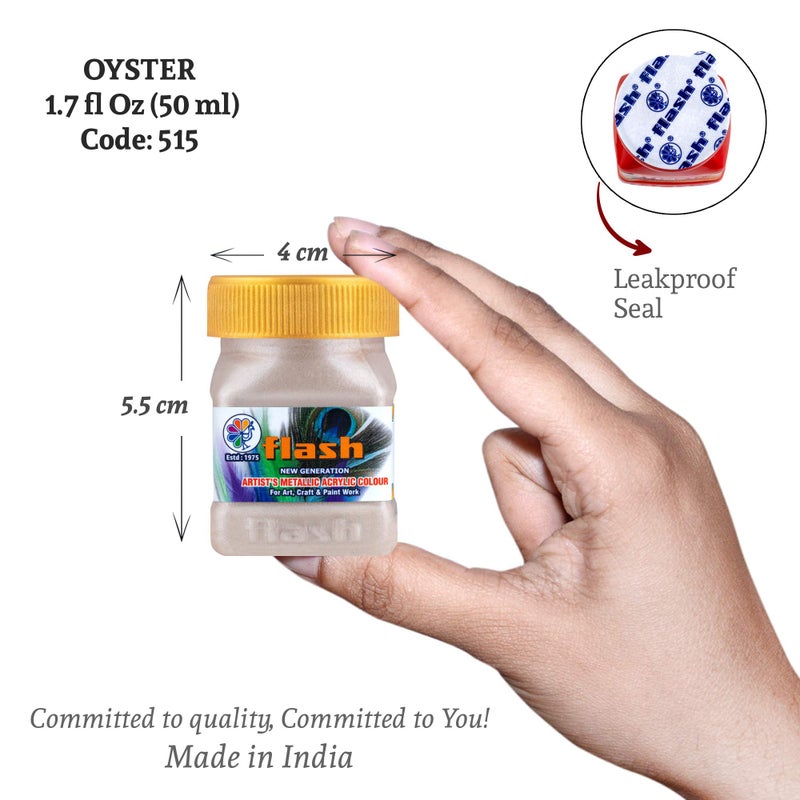 Flash Metallic Color (Oyster, 50ml) - Image 2