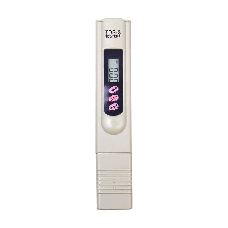 Water Quality Tester, TDS Digital PH Water Test Meter High Accuracy Purity Water Quality Test Pen Temp/PPM for Drinking Water, Hydroponics, Pools, Aquariums