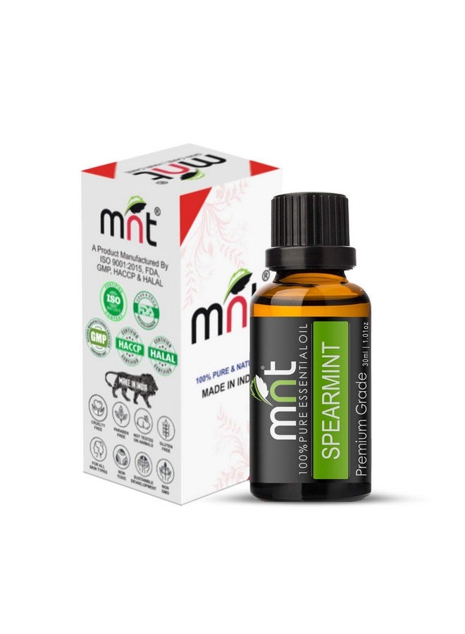 MNT Spearmint Essential Oil 100% Pure, Natural & Undiluted Therapeutic Grade oil for Hair, Skin, Body & Aromatherapy (30ML) - Image 2