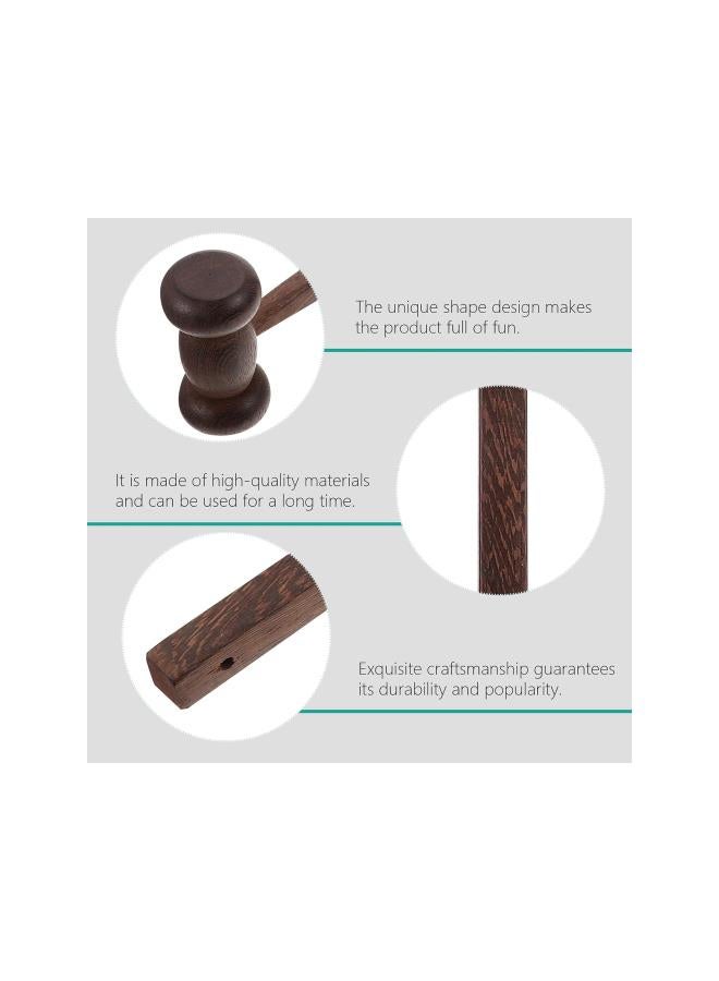 silvercnc Massage Hammer Wooden Back Massage Stick Trigger Point Beat Massager Shoulder Body Tapping Stick Neck Hammer Pat Massage Tools  - Image 3