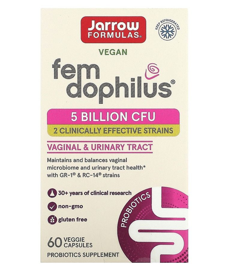 jarrow formulas Fem Dophilus 5 Billion CFU 60 Veggie Capsules