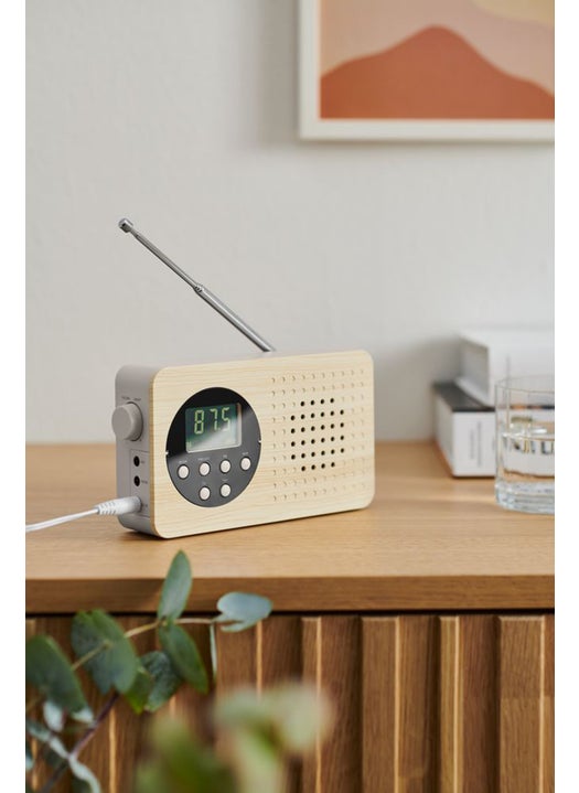 Compact FM Radio, Beige