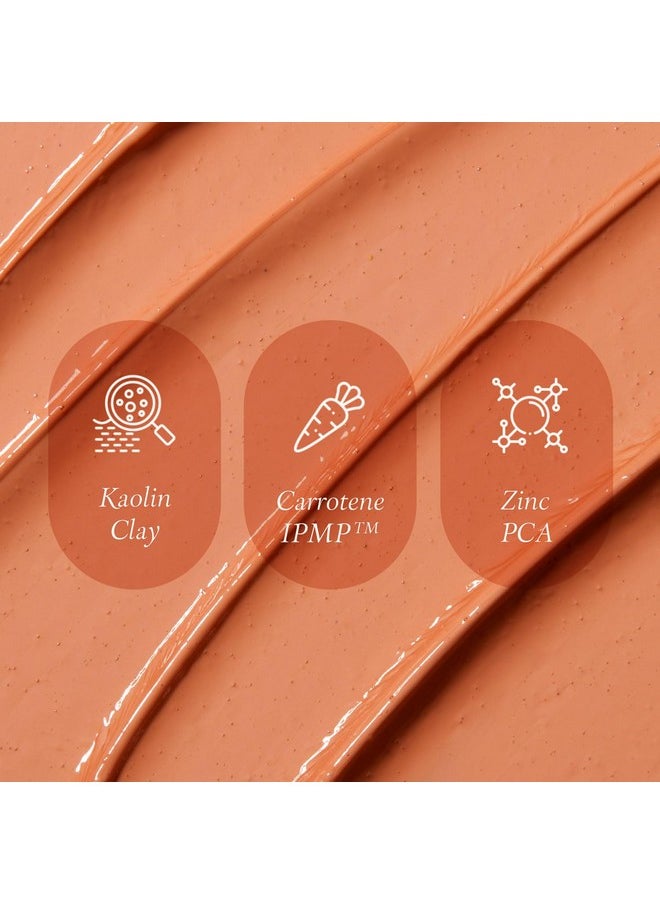 APRILSKIN - Carrotene Ipmp 3Min Quick Dry Pore Tightening Clay Mask Kaolin & Zinc Pca Reduces Pores & Sebum Cooling Effect Vegan Gentle Exfoliation Korean Skin Care 5.07 Oz - Image 1