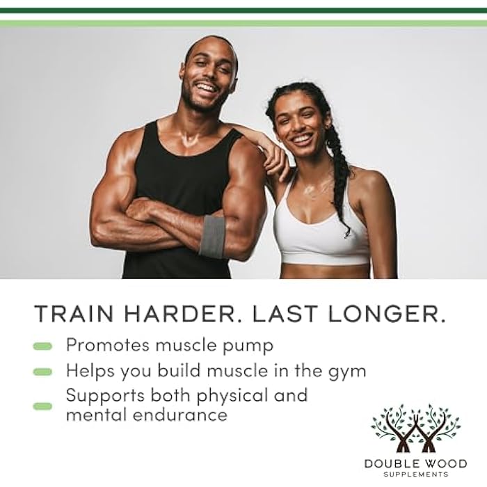 Double Wood Supplements Creatine Monohydrate Powder 1.1lbs (100 Servings of 5 Grams Each) - No Fillers, Vegan Safe, Non-GMO, Gluten Free by Double Wood - Image 4