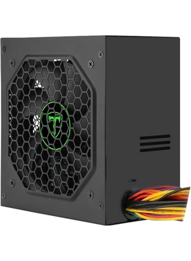 تي-داجر مزود الطاقة T-TPS201 بروتون من تي-داجر، قدرة 600 وات - مروحة محمل هيدروليكي مقاس 120 ملم - قضيب مفردة 12 فولت - 0.5 وات لاستهلاك طاقة اقل - Image 2