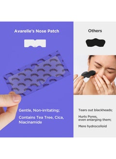 AVARELLE Varelle Nose Patch Pore & Oil Hydrocolloid Pore Strips For Nose Pore Oil Blackhead Pimples And Zits ; Large Pore Nose Strips ; Vegan Cruelty Free Certified (16 Patches)  - Image 5