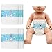 MAIHAO Reborn Baby Dolls Diapers 1828 inch Newborn Reusable 6Piece Pack Fit 1828 Reborn Newborn Dolls - Image 2