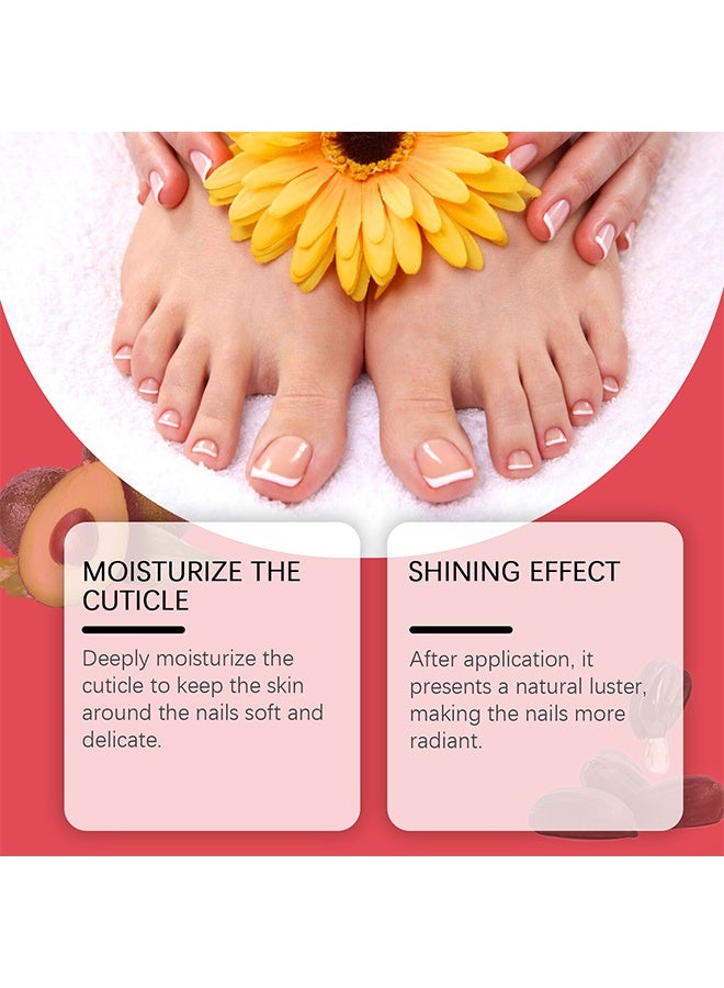 OceAura Cuticle Oil Pen - 4 Cuticle Oil Pens - Nail Strengthener and Growth Nail Oil Pen with Sweet Almond Oil, Jojoba Oil for Nails, Vitamin E Oil for Nails Care - Nail Growth Oil Pen (12ml-3ml*4) - Image 2