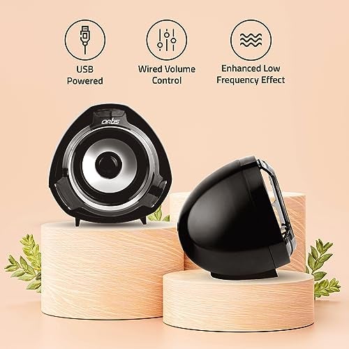 Artis S9 2.0 USB Multimedia Speakers (Black)(6W RMS Output) - Image 2