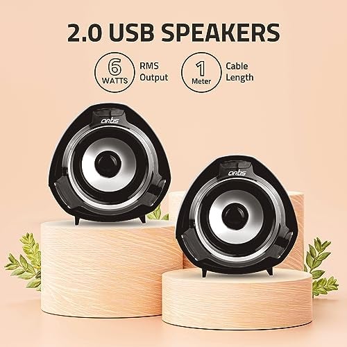 Artis S9 2.0 USB Multimedia Speakers (Black)(6W RMS Output) - Image 3