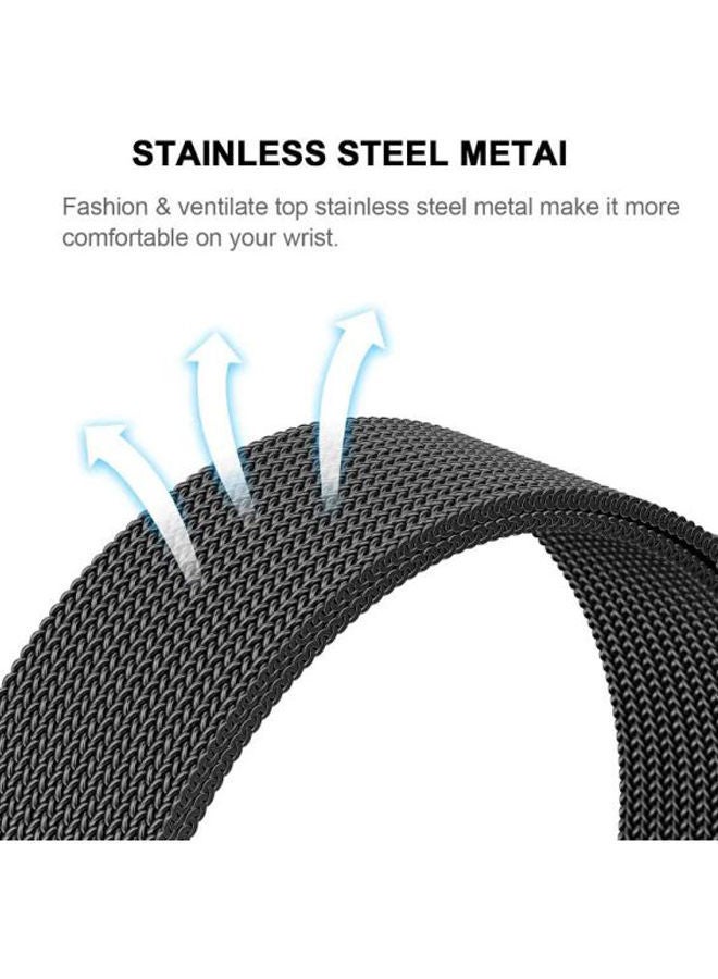 NIBEMINENT Replacement Band For Fitbit Charge 3/4 Black  - Image 4