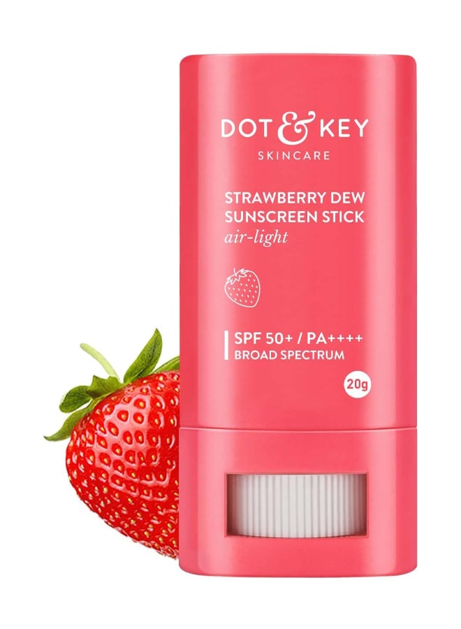 Dot & Key Strawberry Dew Spf 50 Sunscreen Stick On-The-Go 20G - Image 1