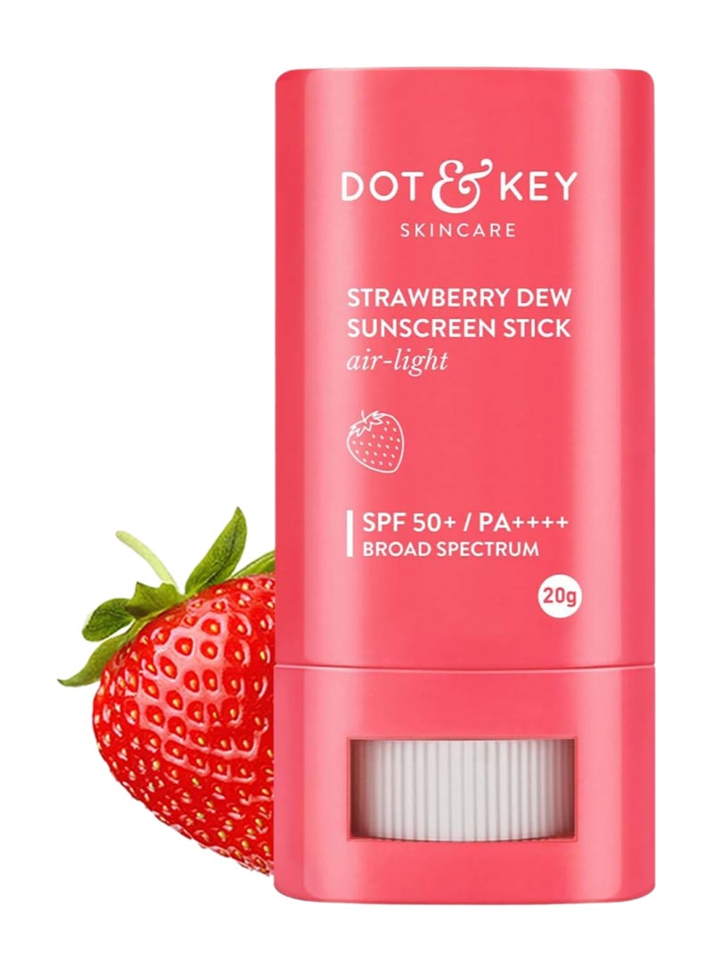 Dot & Key Strawberry Dew Spf 50 Sunscreen Stick On-The-Go 20G - Image 2