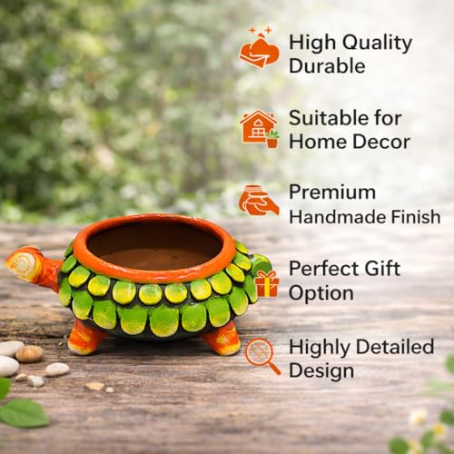 SHOPMEFAST 6-Inch Multicolor Terracotta Bowl - Handcrafted Earthenware Clay Urli, Decorative Planter Pot for Floating Candles, Potpourri, Centerpiece Decor - Image 2