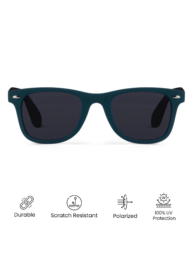 Woggles Emerald Eyes Polarized Wayfarer Sunglasses