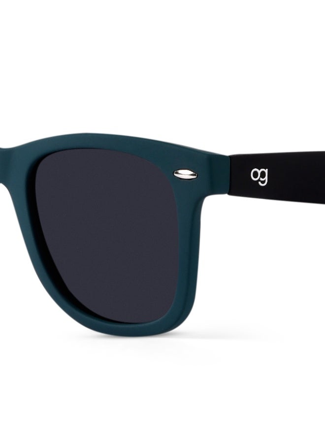 Woggles Emerald Eyes Polarized Wayfarer Sunglasses  - Image 2