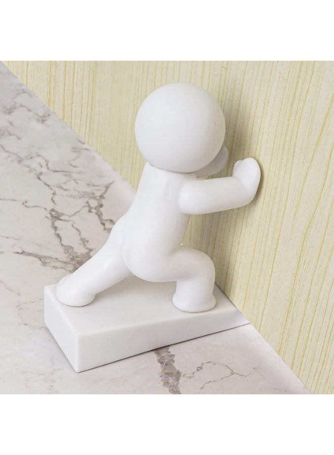 مصد باب زخرفي، مصد باب لطيف، مسدس باب للمنزل والمكتب، يعمل على جميع الأسطح، غير خدش، قبضة قوية (صغير A) - Image 1