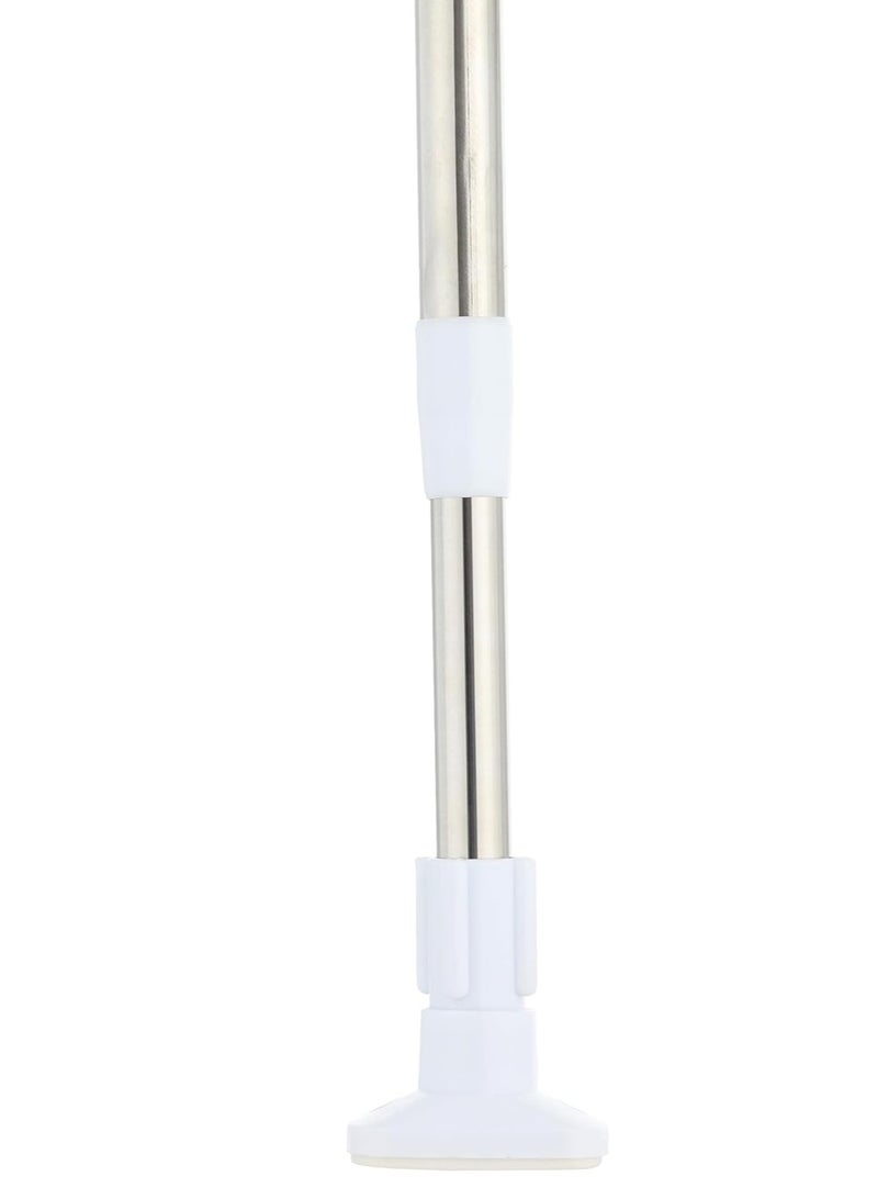 DubaiGallery Stainless steel curtain shower rod silver - Image 2