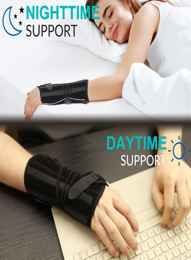 TANDCF bestlife Unisex Universal Wrist Lacer Wrist Brace for Carpal Tunnel Syndrome & De Quervain’s Syndrome,Adjustable Night Wrist Support Brace with Splints Right Hand For Women & Men,Great for Wrist Pain,Sprain,Sports Injuries,Joint Instability,Arthritis,Wrist Tendonitis(Right,Universal) - Image 5