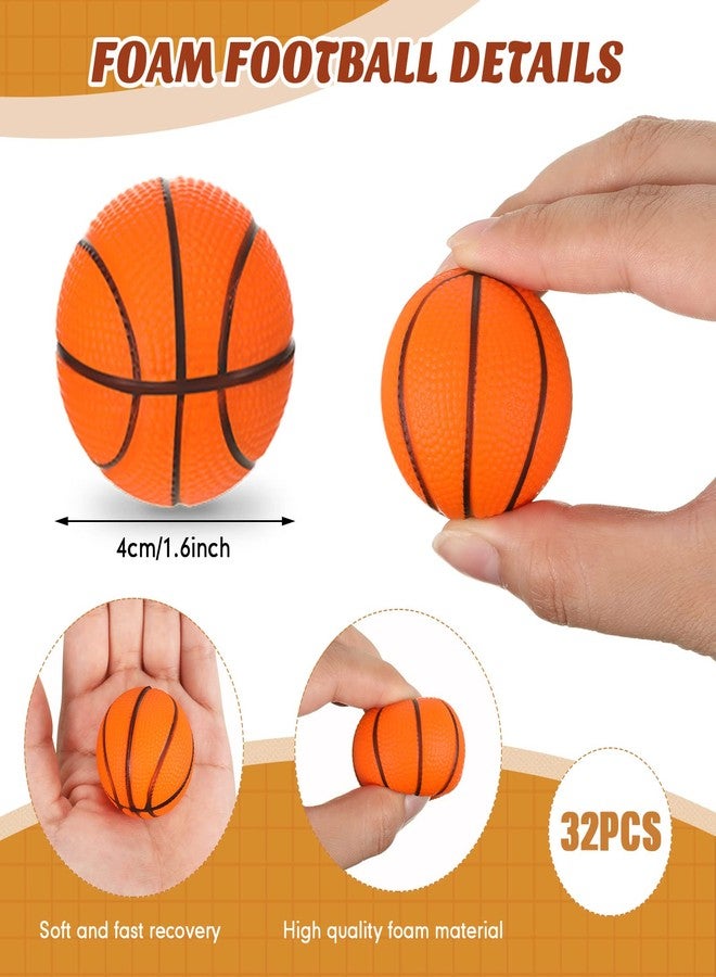 هانايف مجموعة هدايا حفلات كرة السلة من هانايف، 64 قطعة، تتضمن 32 كرة صغيرة لتخفيف التوتر و32 سوارًا قابلاً للتعديل، مجموعة هدايا رياضية لحفلات أعياد الميلاد (كرة السلة) كمكافأة للفريق. - Image 3