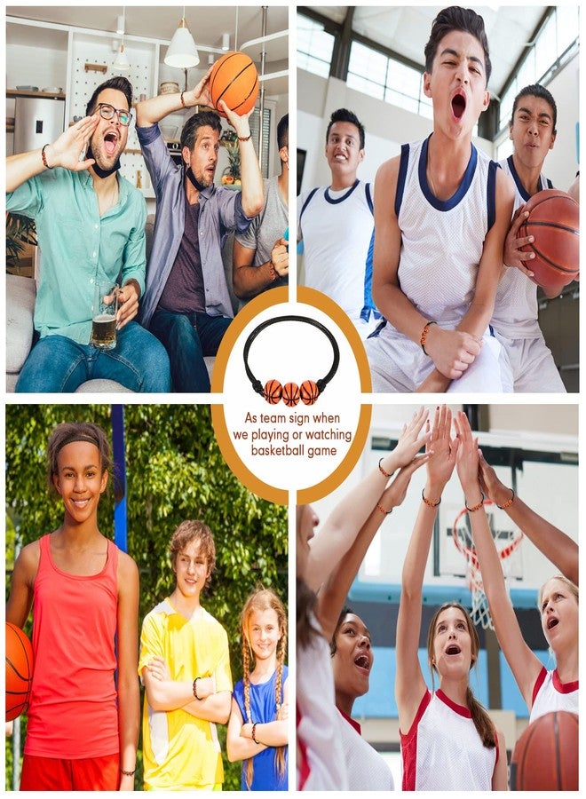 هانايف مجموعة هدايا حفلات كرة السلة من هانايف، 64 قطعة، تتضمن 32 كرة صغيرة لتخفيف التوتر و32 سوارًا قابلاً للتعديل، مجموعة هدايا رياضية لحفلات أعياد الميلاد (كرة السلة) كمكافأة للفريق. - Image 4