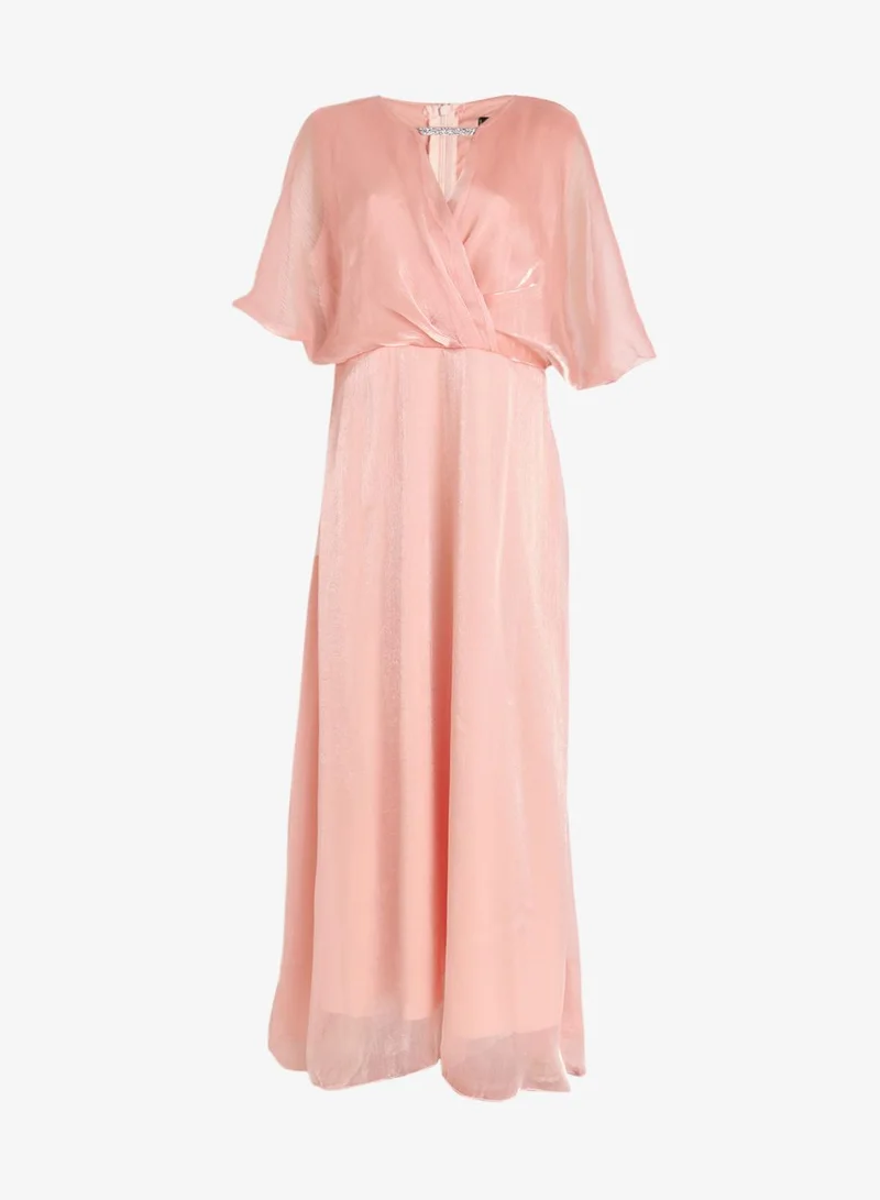 Khizana Plus Size Shimmer A-Line Dress