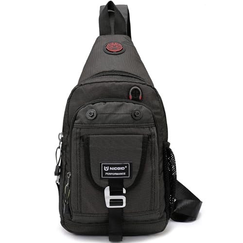 NICGID Sling Bag Chest Shoulder Backpack Crossbody Bags for Tablet Laptop Outdoor Hiking Men Women - Image 1
