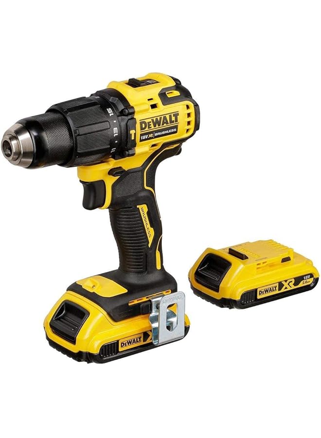 DEWALT Dcd709D2T 18V Xr Brushless Compact Combi Hammer Drill Tstak 2 X 2.0Ah - Image 2