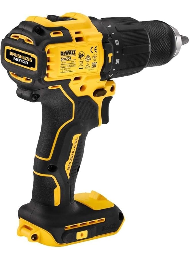 DEWALT Dcd709D2T 18V Xr Brushless Compact Combi Hammer Drill Tstak 2 X 2.0Ah - Image 5