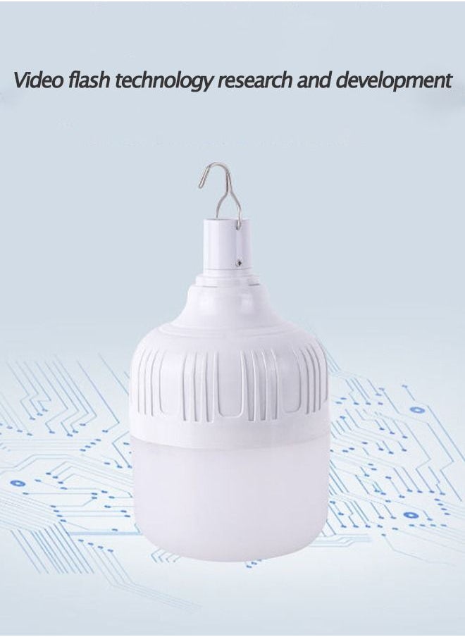 غاز - لمبة LED قابلة للشحن USB بيضاء 220 وات - Image 1