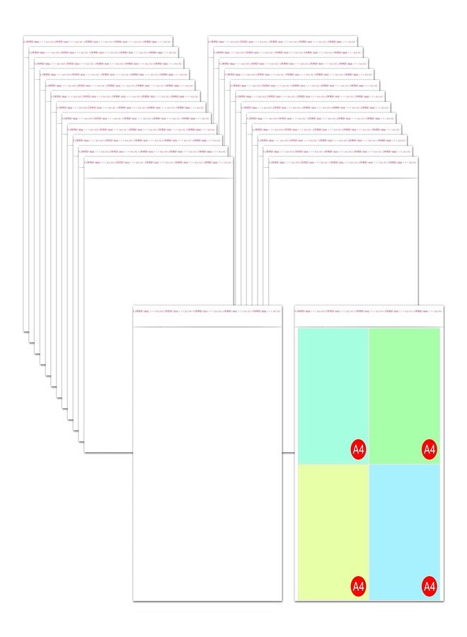EachDusto 18" x 24" Clear Adhesive Apparel Cellophane Bags 100ct Large Self Sealing Cello Bags 2mil Resealable OPP Poly Bags for Clothing Garment Art Prints Magazine Handicraft Photos Brochure Documents - Image 1
