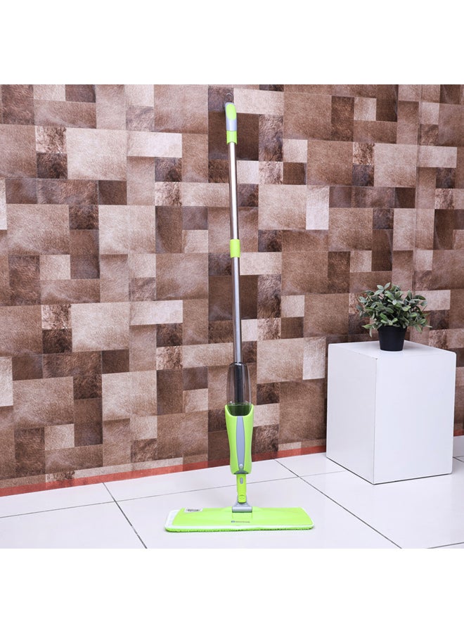 Royalford Royal Bright Spray Mop 100% Microfiber Mop Head Refillable Bottle Green - Image 5