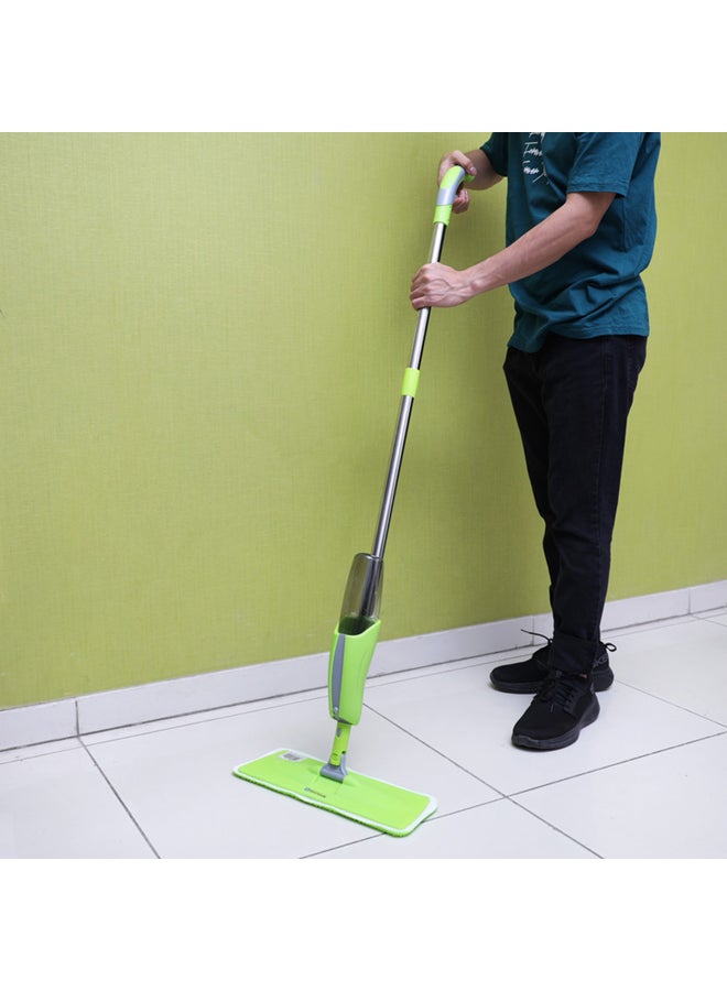 Royalford Royal Bright Spray Mop 100% Microfiber Mop Head Refillable Bottle Green - Image 4
