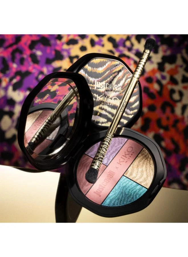 Kiko Milano just iconic Just Cavalli X Kiko Milano Gaze Wardrobe Eyeshadow Palette 01 Just Iconic for Women | Best Price UAE