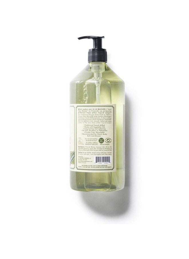 A La Maison Rosemary Mint Liquid Hand Soap Triple French Milled Natural Moisturizing Soap (338 Oz Bottle)  - Image 4