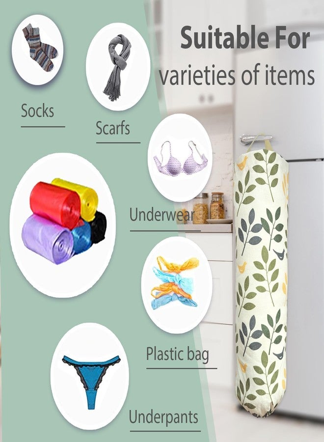 SYIPO Plastic Bag Holder, Reusable Grocery Bag Organizer, Wall Mount, 1 Pack, Tree Branches - Image 3
